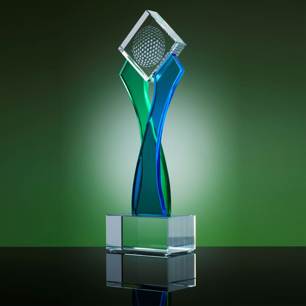 Designer Crystal Trophy