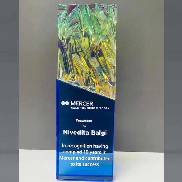 Unique Crystal Award